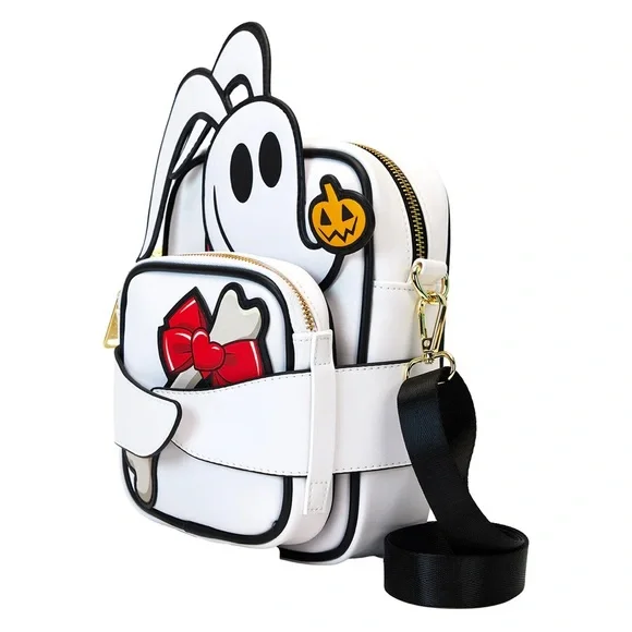 LOUNGEFLY DISNEY THE NIGHTMARE BEFORE CHRISTMAS ZERO CROSSBUDDIES BAG - Picture 3 of 10